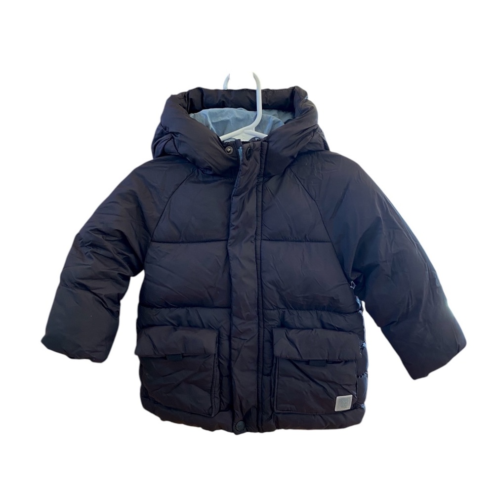 Zara Baby Puffer Coat Size 12-18m Black Girl or Boy
